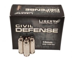 10mm Auto Ammunition (Liberty Ammunition) 60 grain 20 Rounds