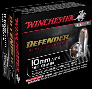 10mm Auto Ammunition (Winchester) 180 grain 20 Rounds