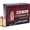 10mm Caliber Ammunition (Fort Scott Munitions) 124 grain 20 Rounds