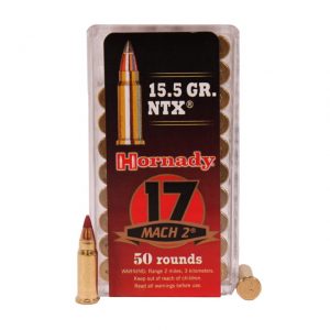.17 Hornady Mach 2 Ammunition (Hornady) 15.5 grain 50 Rounds