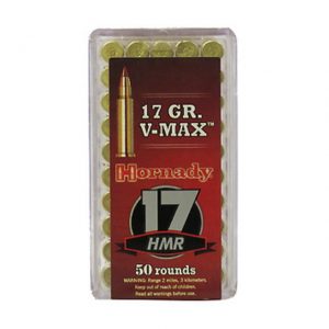 .17 Hornady Magnum Rimfire Ammunition (Hornady) 17 grain 50 Rounds