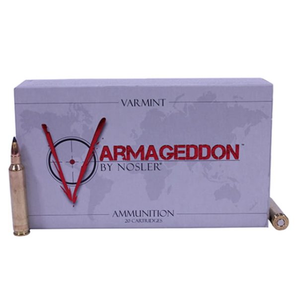 .17 Remington Ammunition (Nosler) 20 grain 20 Rounds