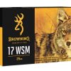 .17 Winchester Super Magnum Ammunition (Browning) 25 grain 50 Rounds