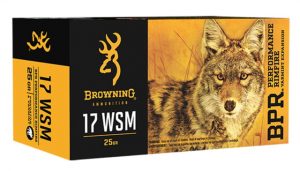 .17 Winchester Super Magnum Ammunition (Browning) 25 grain 50 Rounds