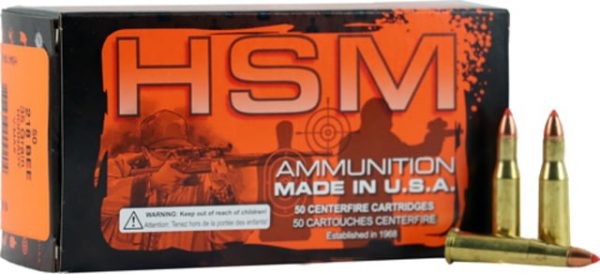 .218 Bee Ammunition (HSM Ammunition) 35 grain 50 Rounds