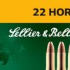 .22 Hornet Ammunition (Sellier & Bellot) 45 grain 20 Rounds