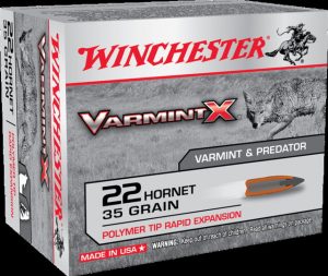 .22 Hornet Ammunition (Winchester) 35 grain 20 Rounds