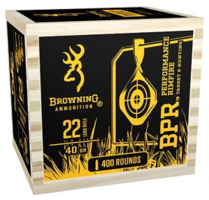 .22 Long Rifle Ammunition (Browning) 40 grain 400 Rounds