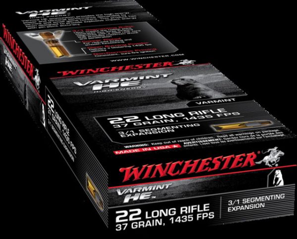 .22 Long Rifle Ammunition (Winchester) 37 grain 50 Rounds
