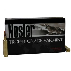 .22 Nosler Ammunition (Nosler) 55 grain 20 Rounds