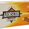 .22 Short Ammunition (Armscor Precision Inc) 29 grain 50 Rounds