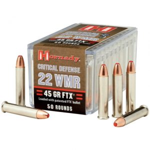 .22 Winchester Magnum Rimfire Ammunition (Hornady) 45 grain 50 Rounds