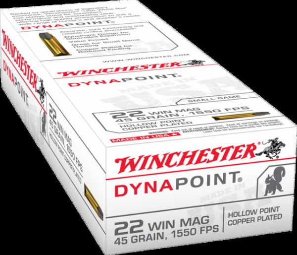 .22 Winchester Magnum Rimfire Ammunition (Winchester) 45 grain 50 Rounds