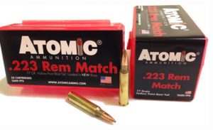 .223 Remington Ammunition (Atomic Ammunition) 77 grain 50 Rounds