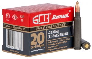 .223 Remington Ammunition (BarnauL) 55 grain 500 Rounds