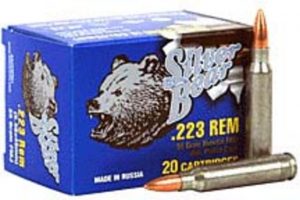 .223 Remington Ammunition (Bear Ammunition) 55 grain 20 Rounds