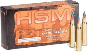 .223 Remington Ammunition (HSM Ammunition) 55 grain 50 Rounds