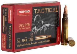 .223 Remington Ammunition (Norma USA) 55 grain 20 Rounds
