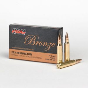 .223 Remington Ammunition (PMC Ammunition) 55 grain 20 Rounds