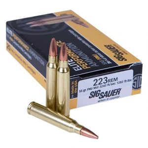 .223 Remington Ammunition (Sig Sauer) 55 grain 20 Rounds