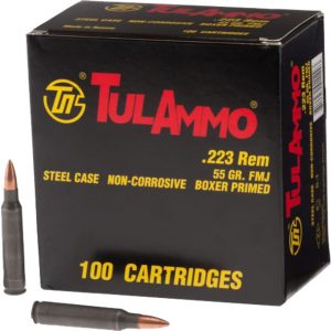 .223 Remington Ammunition (TulAmmo) 55 grain 100 Rounds