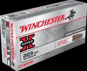 .223 Remington Ammunition (Winchester) 55 grain 20 Rounds