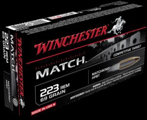 .223 Remington Ammunition (Winchester) 69 grain 20 Rounds
