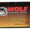 .223 Remington Ammunition (Wolf Ammo) 55 grain 1000 Rounds