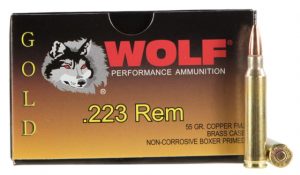 .223 Remington Ammunition (Wolf Ammo) 55 grain 1000 Rounds