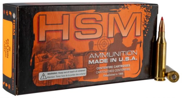 .243 Winchester Ammunition (HSM Ammunition) 75 grain 20 Rounds