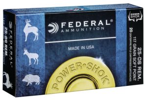 .25-06 Remington Ammunition (Federal Premium) 117 grain 20 Rounds