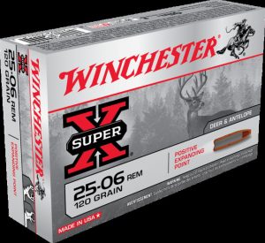 .25-06 Remington Ammunition (Winchester) 120 grain 20 Rounds