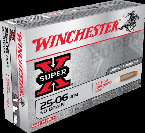 .25-06 Remington Ammunition (Winchester) 90 grain 20 Rounds