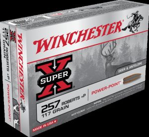 .257 Roberts +P Ammunition (Winchester) 117 grain 20 Rounds