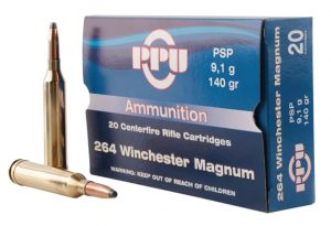 .264 Winchester Magnum Ammunition (PPU) 140 grain 20 Rounds
