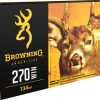 .270 Winchester Ammunition (Browning) 134 grain 20 Rounds