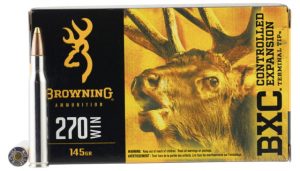 .270 Winchester Ammunition (Browning) 145 grain 20 Rounds