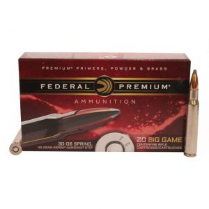.30-06 Springfield Ammunition (Federal Premium) 165 grain 20 Rounds