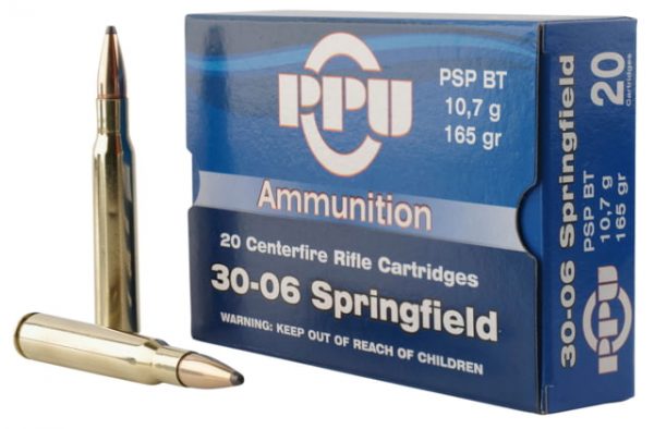 .30-06 Springfield Ammunition (PPU) 165 grain 20 Rounds