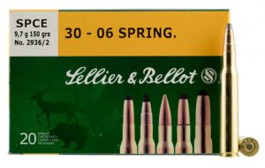 .30-06 Springfield Ammunition (Sellier & Bellot) 150 grain 20 Rounds