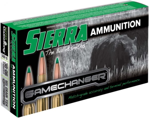 .30-06 Springfield Ammunition (Sierra) 165 grain 20 Rounds