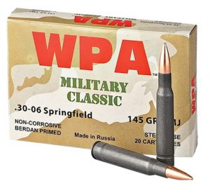 .30-06 Springfield Ammunition (Wolf Ammo) 145 grain 500 Rounds