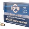 .30-30 Winchester Ammunition (PPU) 170 grain 20 Rounds