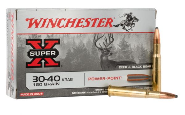 .30-40 Krag Ammunition (Winchester) 180 grain 20 Rounds
