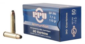 .30 Carbine Ammunition (PPU) 110 grain 50 Rounds