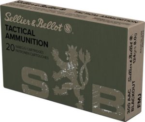 .300 AAC Blackout Ammunition (Sellier & Bellot) 124 grain 20 Rounds