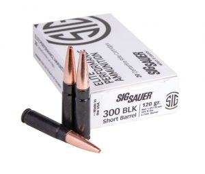 .300 AAC Blackout Ammunition (Sig Sauer) 205 grain 20 Rounds
