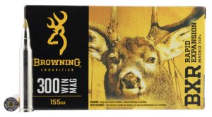 .300 Winchester Magnum Ammunition (Browning) 155 grain 20 Rounds