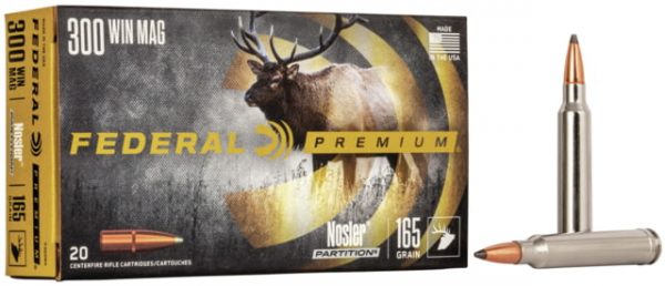 .300 Winchester Magnum Ammunition (Federal Premium) 165 grain 20 Rounds