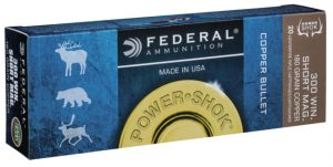 .300 Winchester Short Magnum Ammunition (Federal Premium) 180 grain 20 Rounds